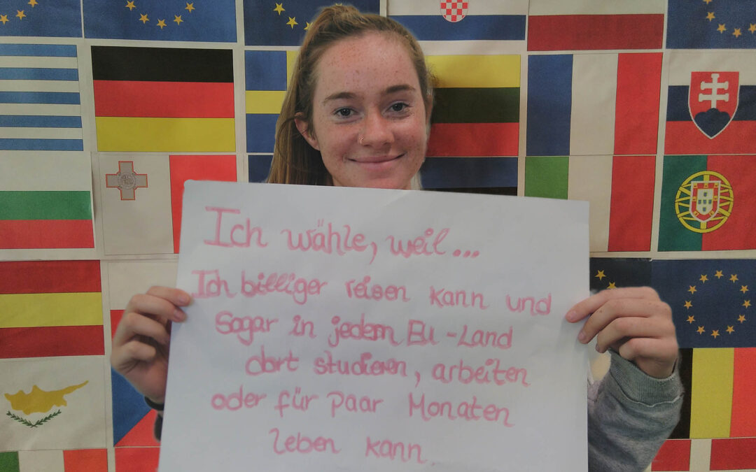 RWB Essen – RWB Europa Aktion – Fotoaktion „Ich bin Europa, weil…“