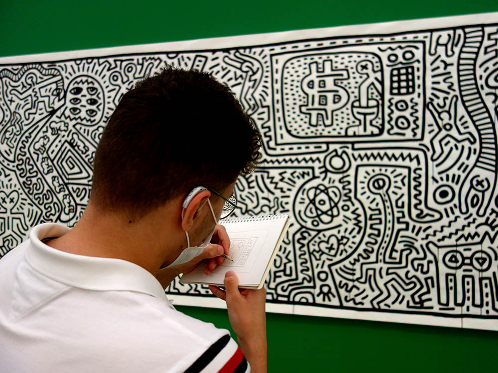 RWB Essen - Besuch des Museums Folkwang - Keith Haring