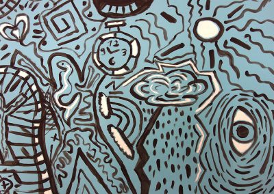 RWB Essen - Spurensuche am RWB - Kunstwerk nach Keith Haring
