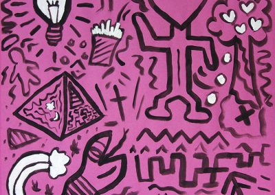 RWB Essen - Spurensuche am RWB - Kunstwerk nach Keith Haring