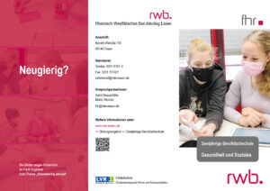 RWB Essen - Infoflyer FHR Gesundheit und Soziales-Vorschaubild-2023