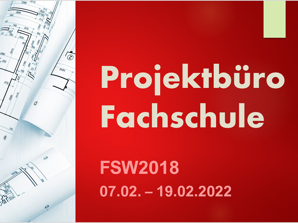 RWB Essen - Abschlussprojekt der Fachschule für Wirtschaft - Jahrgang 2018 - Arbeiten im Projektbüro - 2022