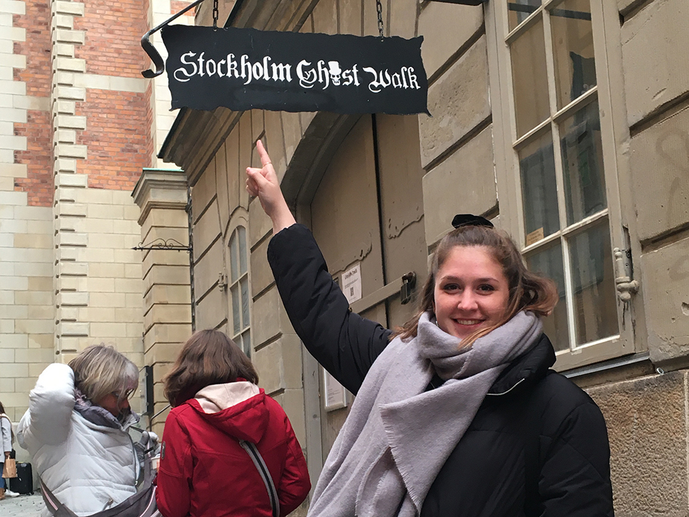 RWB Essen - Erasmus+ Praktikum im Ausland - Elaine bei der Stadttour durch Örebro