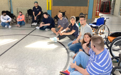 Projekt „Rollstuhlsport bewegt Schule“ am RWB