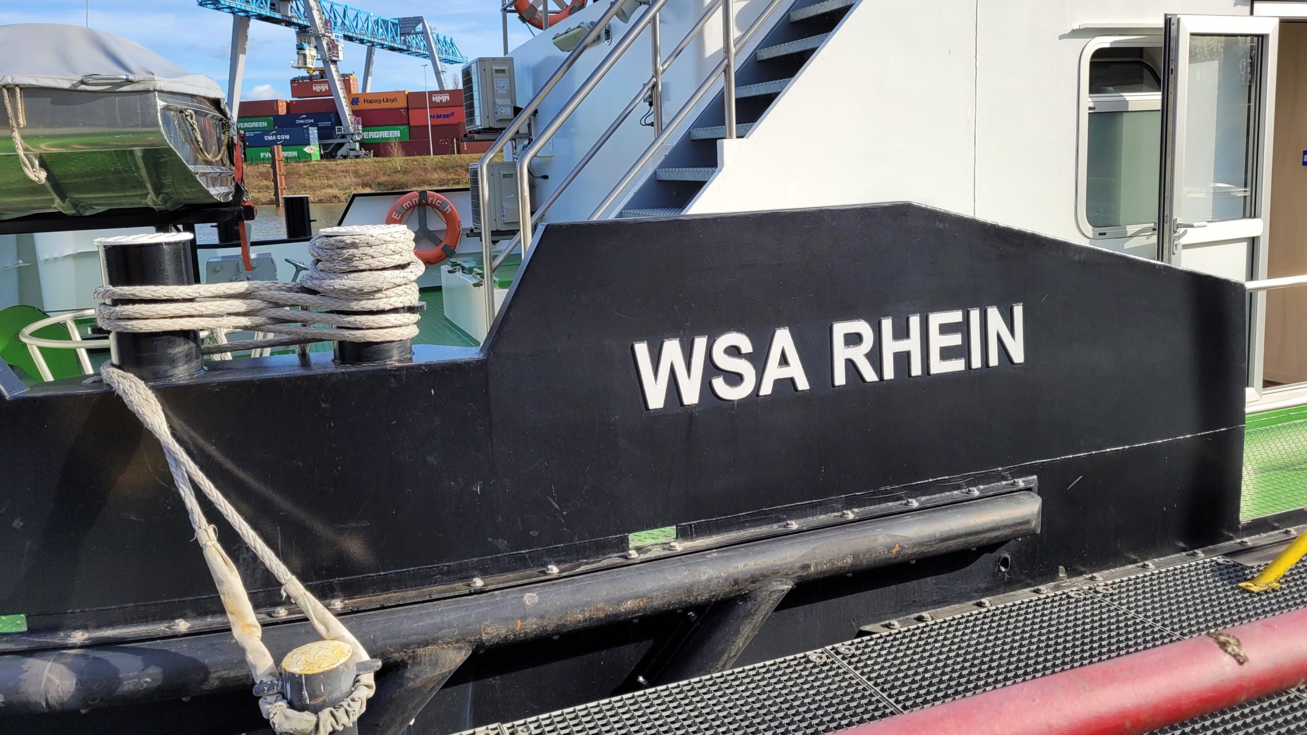 RWB Essen - Schülerpraktikum als Binnenschiffer bei der WSA in Emmerich